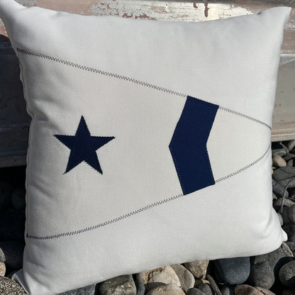 Dolphin Yacht Club Pillow