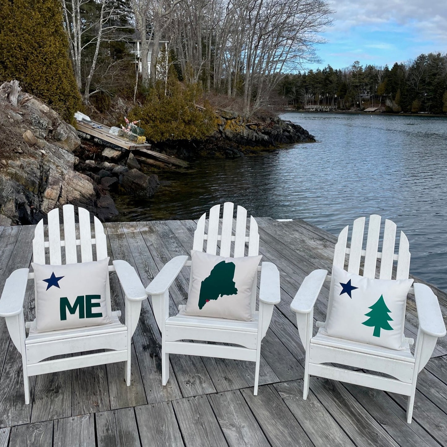 State of Maine Pillow