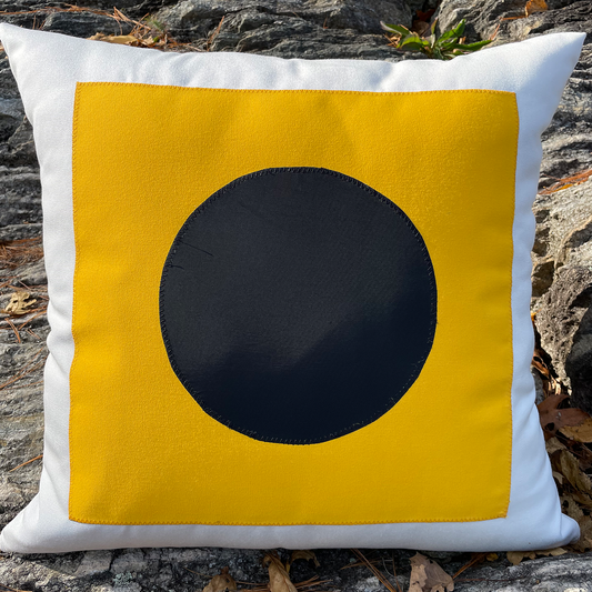 I (India) - Code Flag Pillow