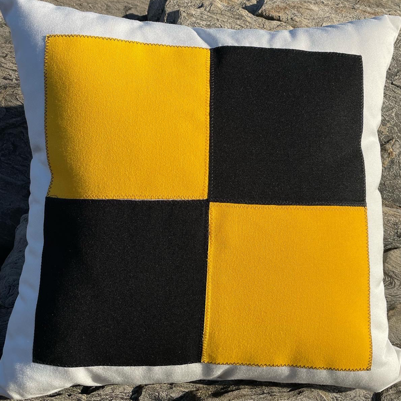 L (Lima) - Code Flag Pillow
