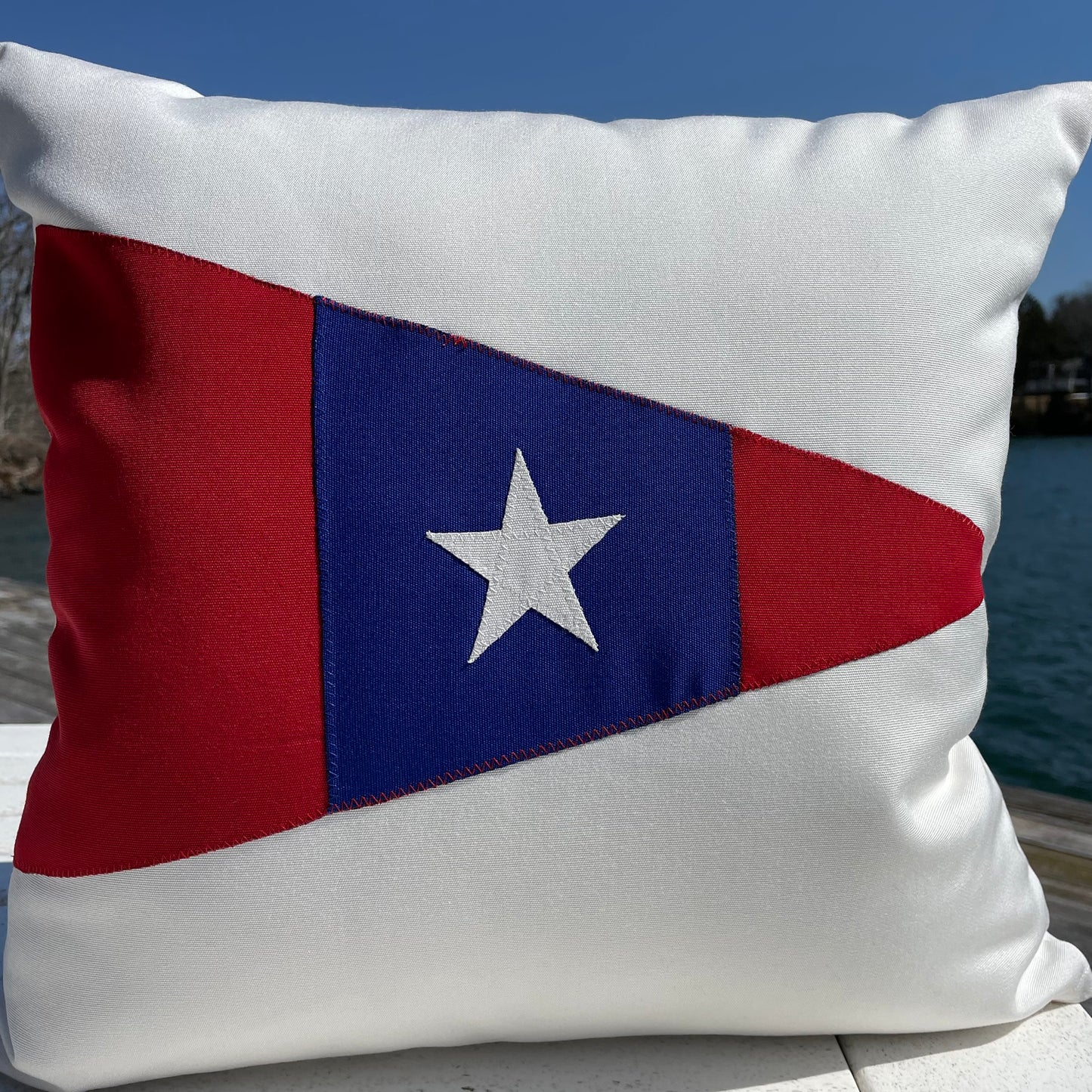 Prouts Neck Yacht Club Pillow
