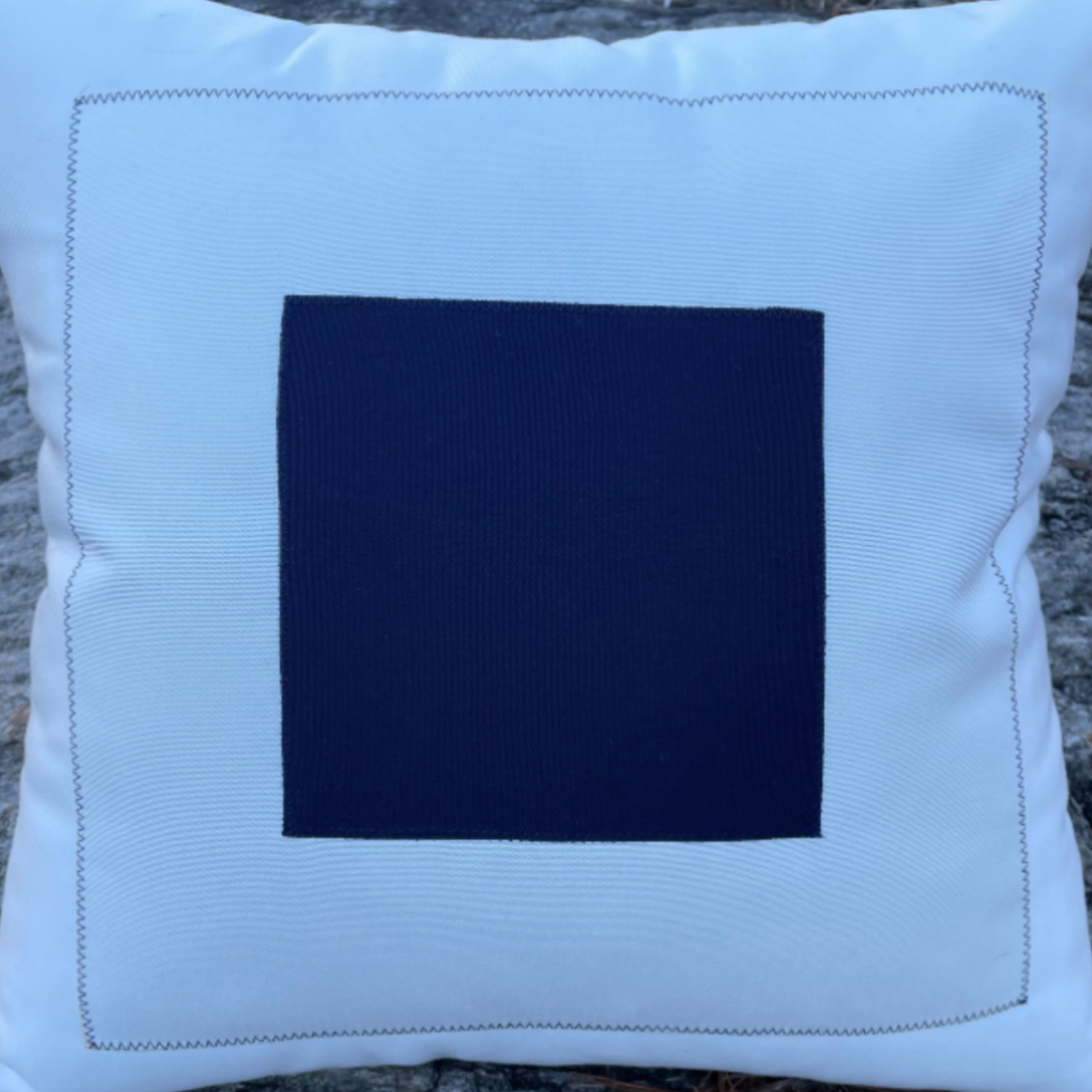 S (Sierra) - Code Flag Pillow