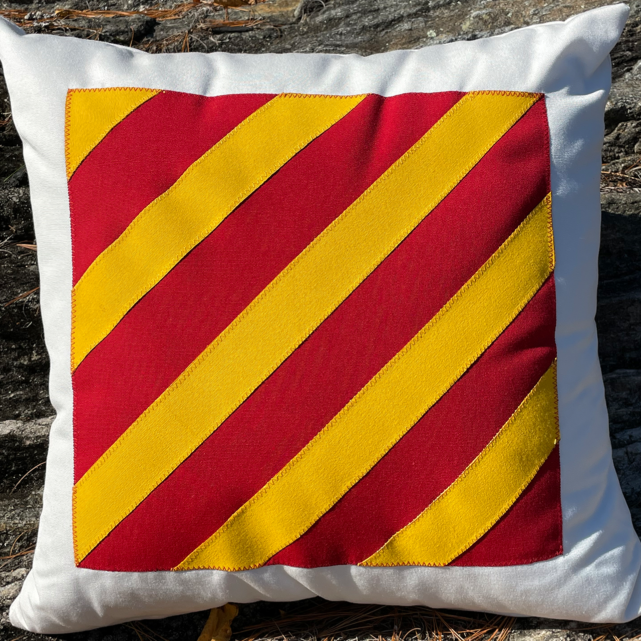 Y (Yankee) - Code Flag Pillow
